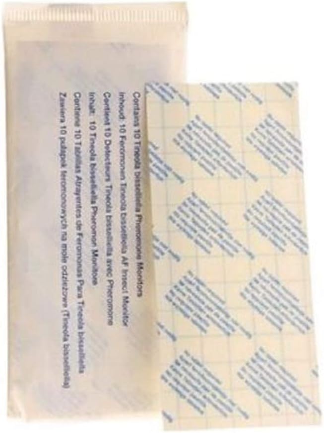 AF Glue Pad Tineola - Pack of 10 Clothes Moth Replacement Refill Pads - Demi Diamond UK's Proven it works
