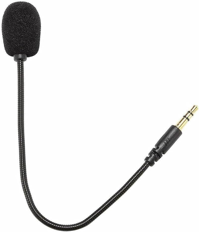 Black Headset Microphone Adjustable 360 Degrees Bendable Jack Headphone Controller Z5a5 Combined 3.5mm Game Gaming Mic to Mic PC Game Headsets