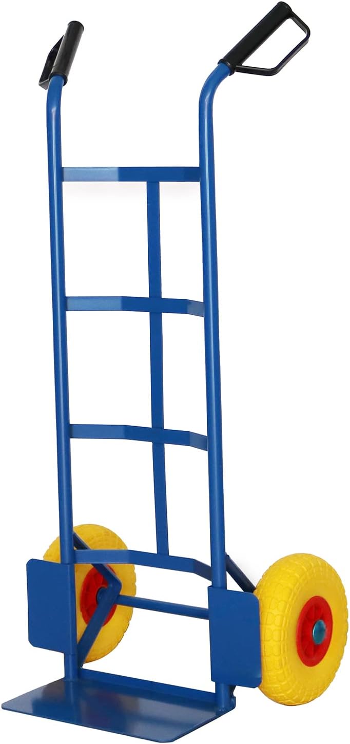 Rhino Racking - Heavy Duty Sack Truck in Blue - Reinforced Industrial Steel - Max Load 325kg