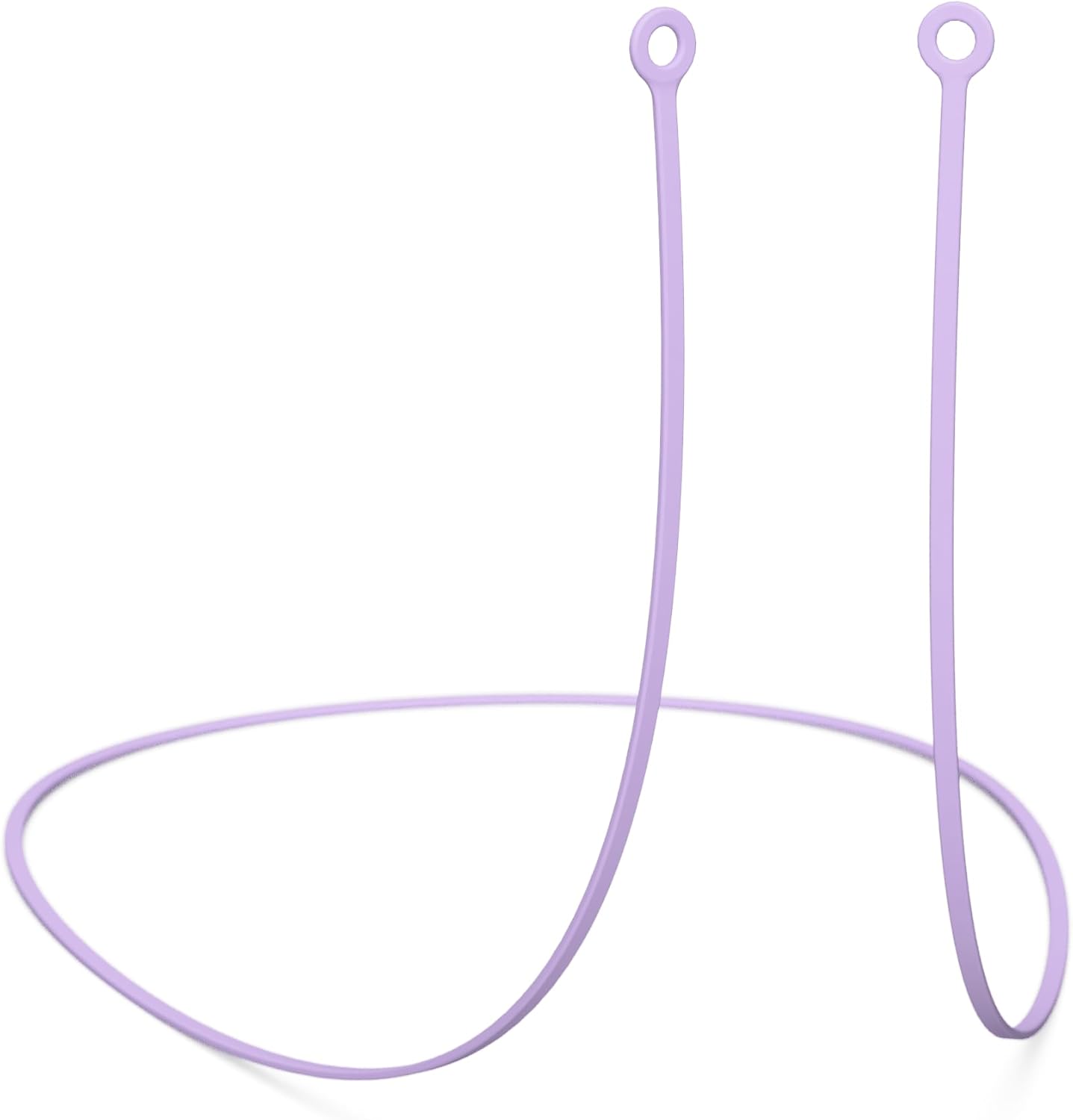 CURVD Earplug Lanyard, Soft Durable Flexible Premium Silicone Cord | Works with Most Earplugs w/Removable Tips Compatible with CURVD Everyday, Loop Quiet/Engage/Experience, Vibes and More - 26 Inches
