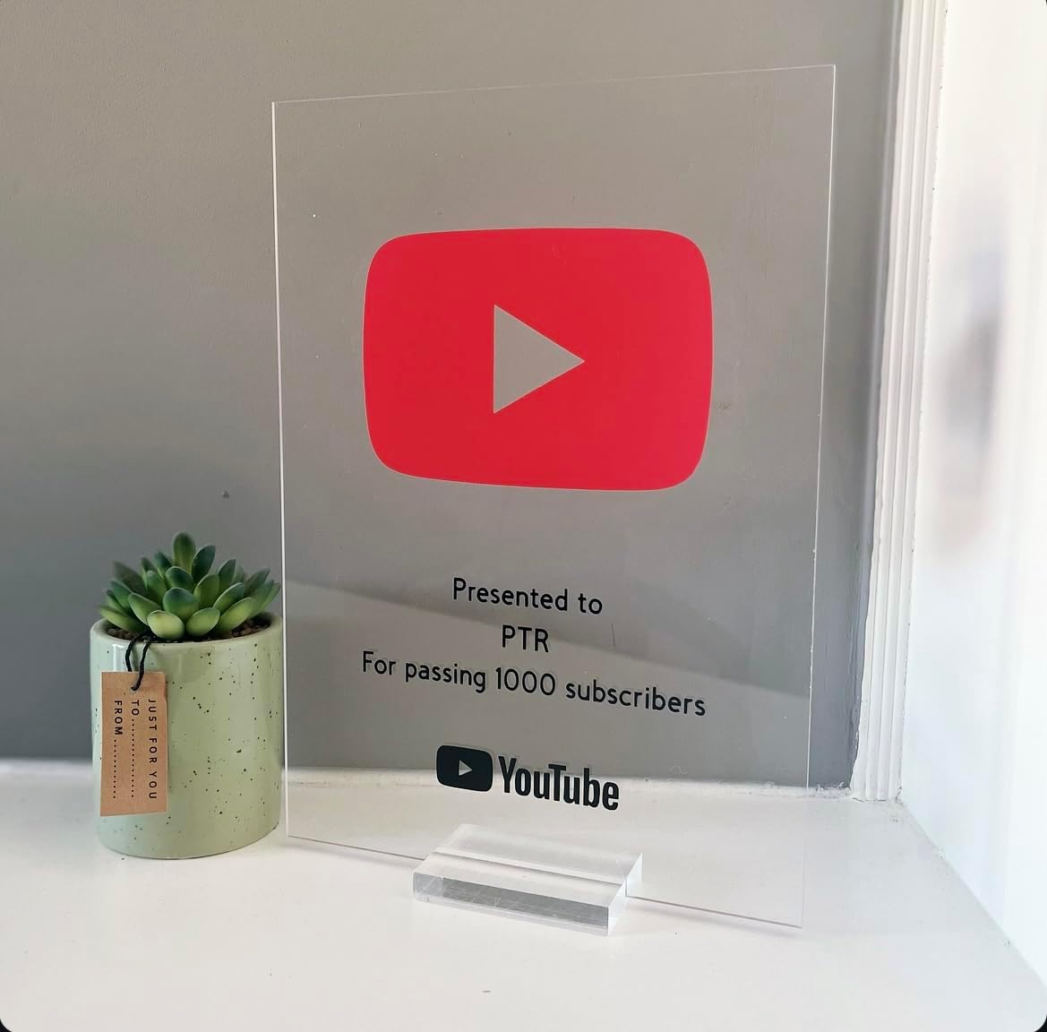 YouTube Subscriber Play Button Award