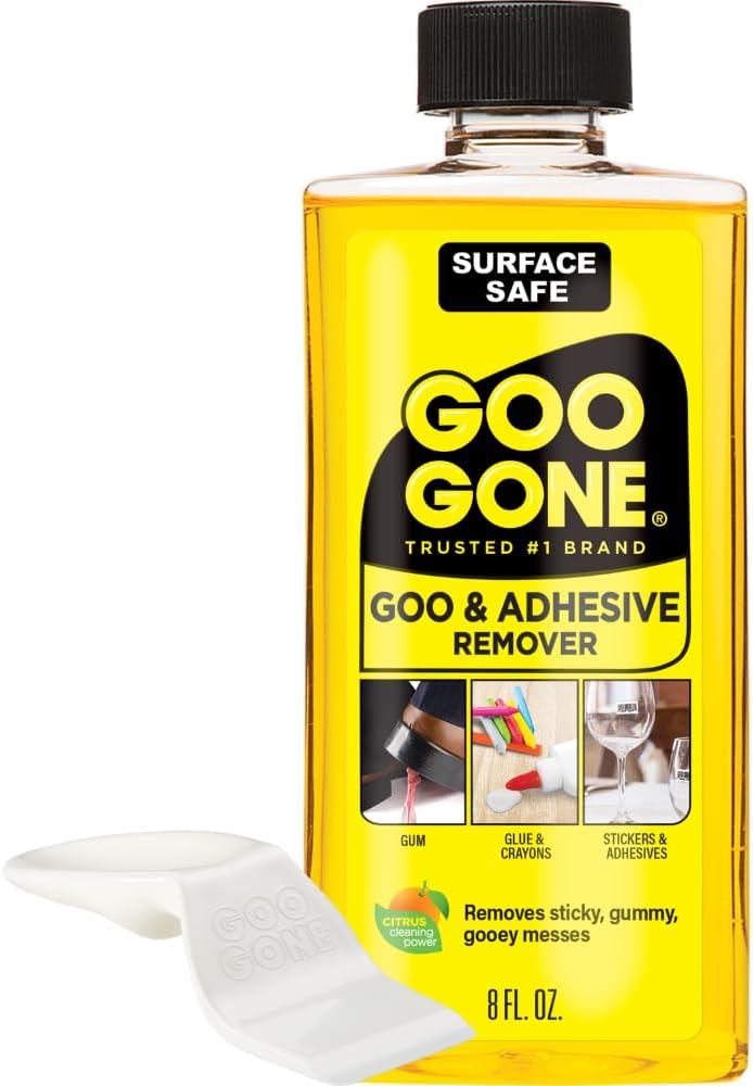 Goo Gone Original Liquid Adhesive Remover 8 Oz with Sticker Lifter