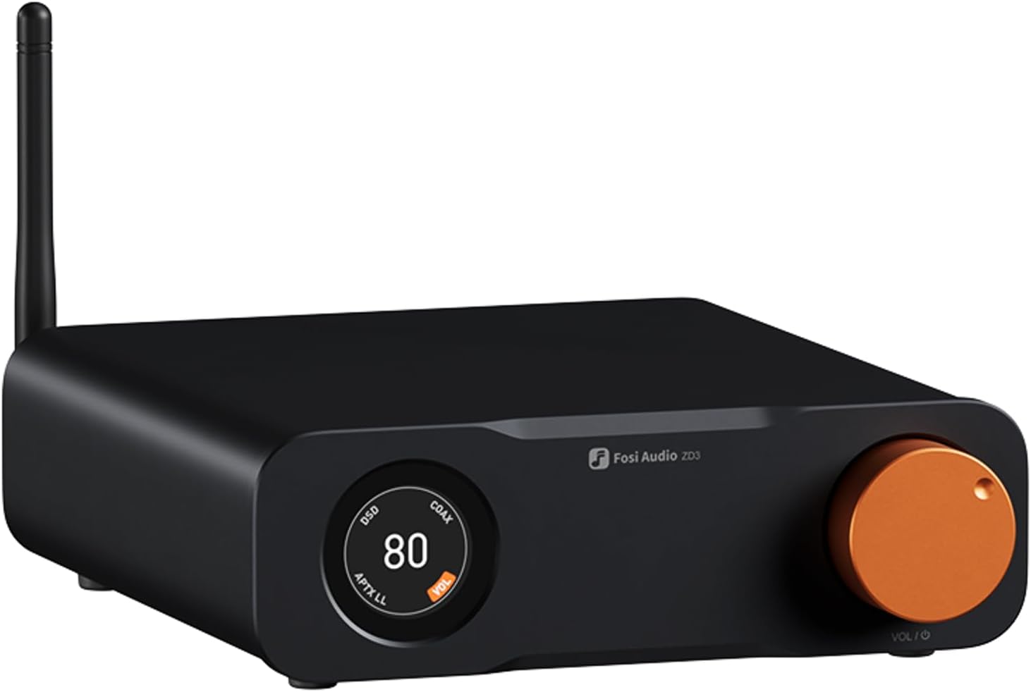 Fosi Audio ZD3 Desktop DAC Preamp, Fully Balanced Digital to Analog Audio Converter with ES9039Q2M for Home Stereo Amplifier, Bluetooth/USB/Optical/COAX/TV HDMI ARC Input, XLR/RCA Output with Remote