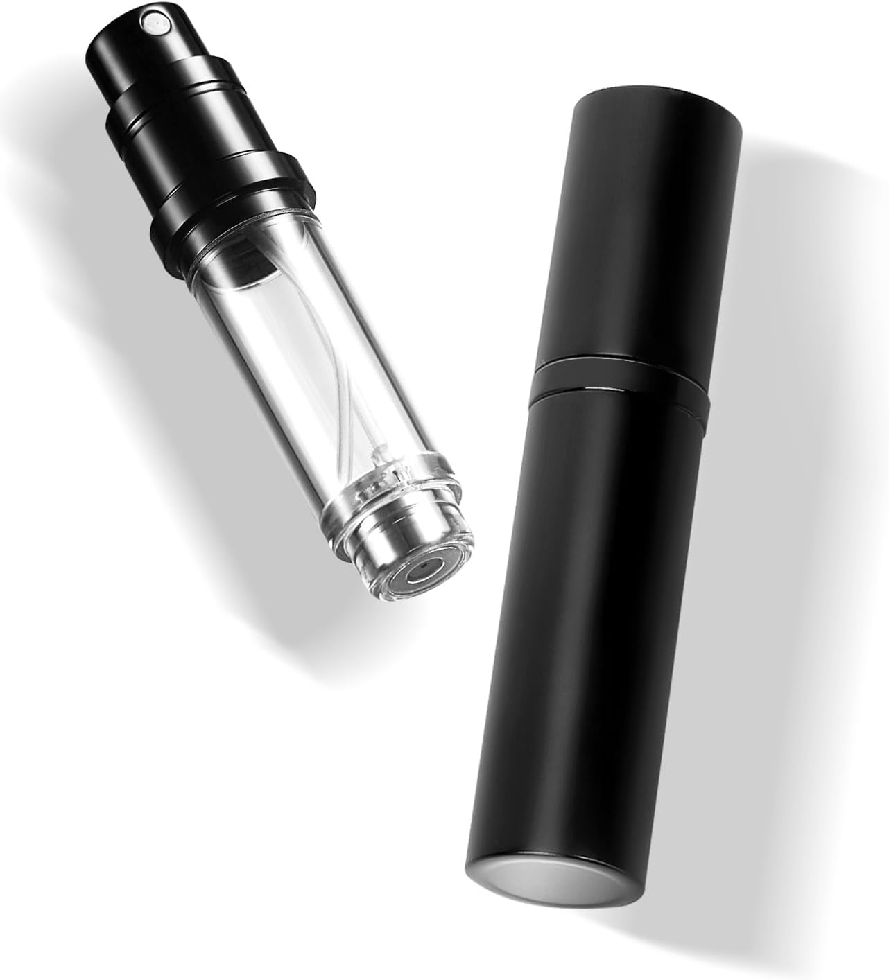 Perfume Atomiser,Portable Refillable Empty Perfume Spray,Mini Perfume Bottles Empty for Travel 5ml (Black)