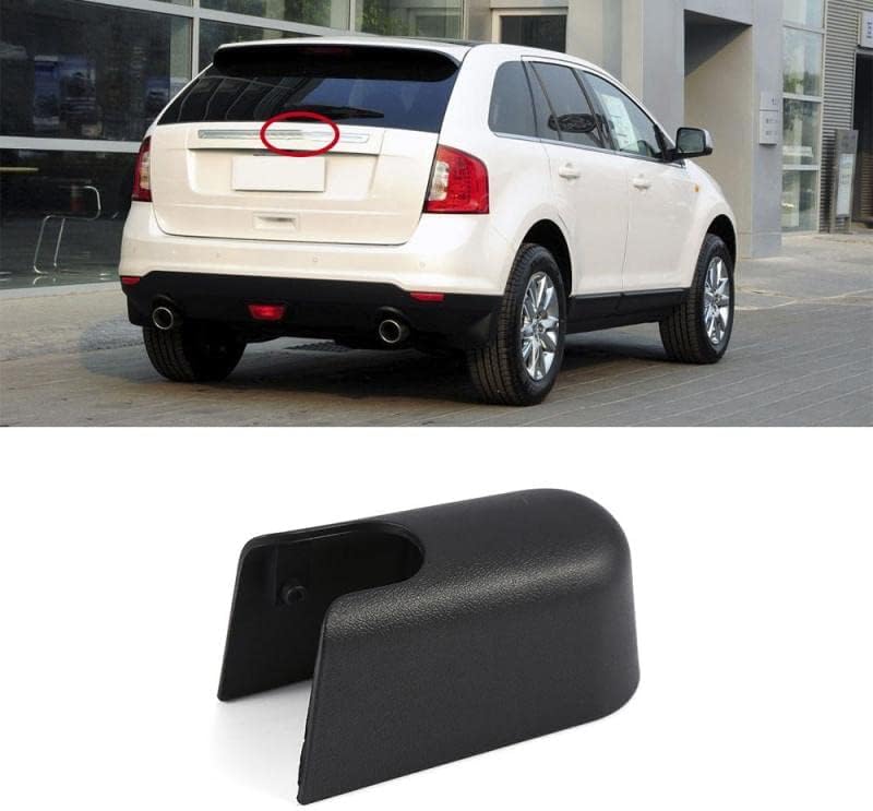 PAPEP Car Rear Wiper Arm Cover Cap for Ford Edge 2010-2013 7T4Z-17C526-B, Rear Windshield Windscreen Wiper Arm Nut Accessories Rear Wiper Cap Protector