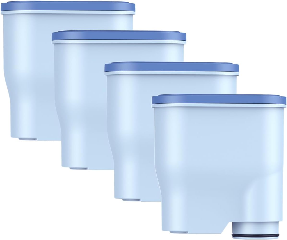 Coffee Machine Water Filter Compatible with Philips AquaClean CA6903, Water Filter for Fully Automatic Coffee Machines Dedicated Anti-Lime Scale Water, 4PCS, small, Blue, YZ-CFFZZ058-4PN