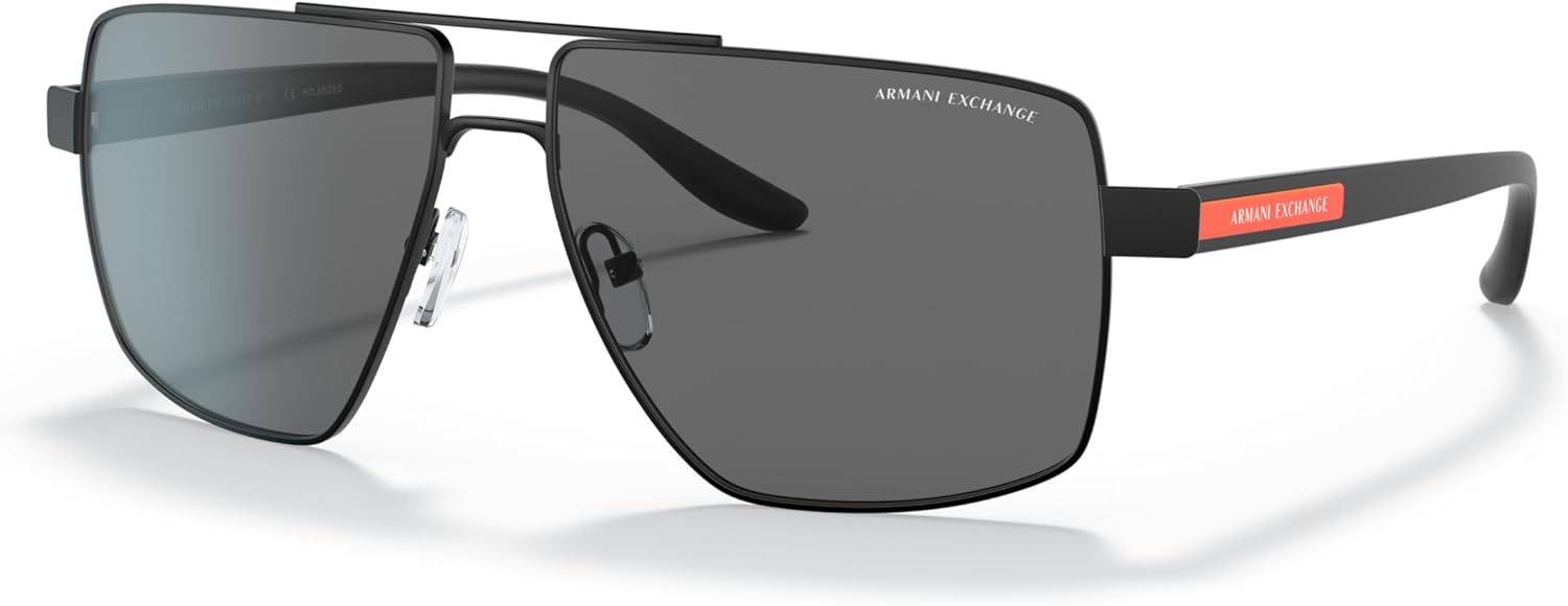 Armani Exchange Men's Ax2037s Square Sunglasses