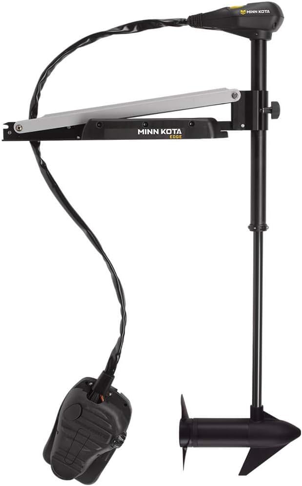 Minn Kota Edge Bow-Mount Electric Trolling Motor with Foot Pedal Control – 45 Lb. Thrust, 36 In. Shaft, Freshwater