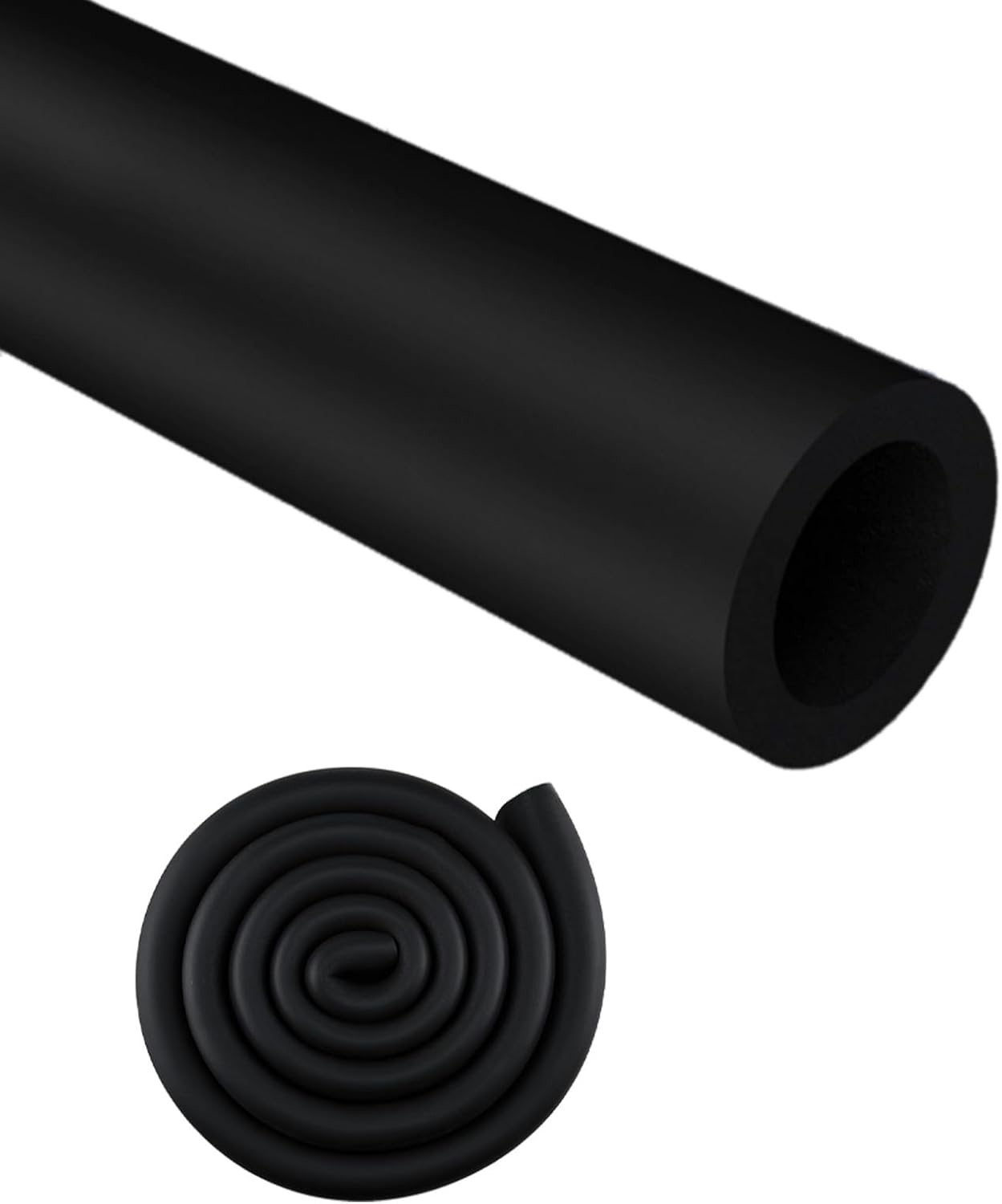 Insulation Foam Pipe Used for air Conditioning Pipe Insulation, Outdoor Water Pipes and Table Corner Protection (1, 2 inches ID)