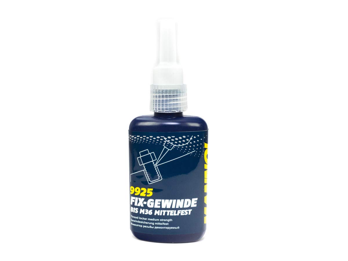MANNOL Fix Thread Thread Locker, Medium Firm, 1 Piece of 50 ml