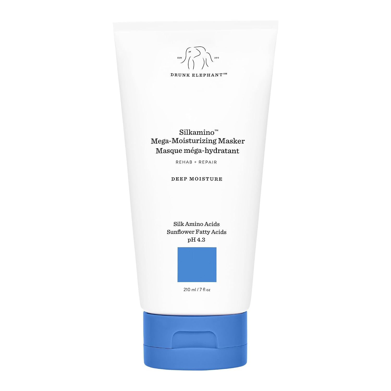 Drunk Elephant Silkamino Mega-Moisturizing Masker Conditioner - For All Hair Types (210 mL / 7 Fl Oz)