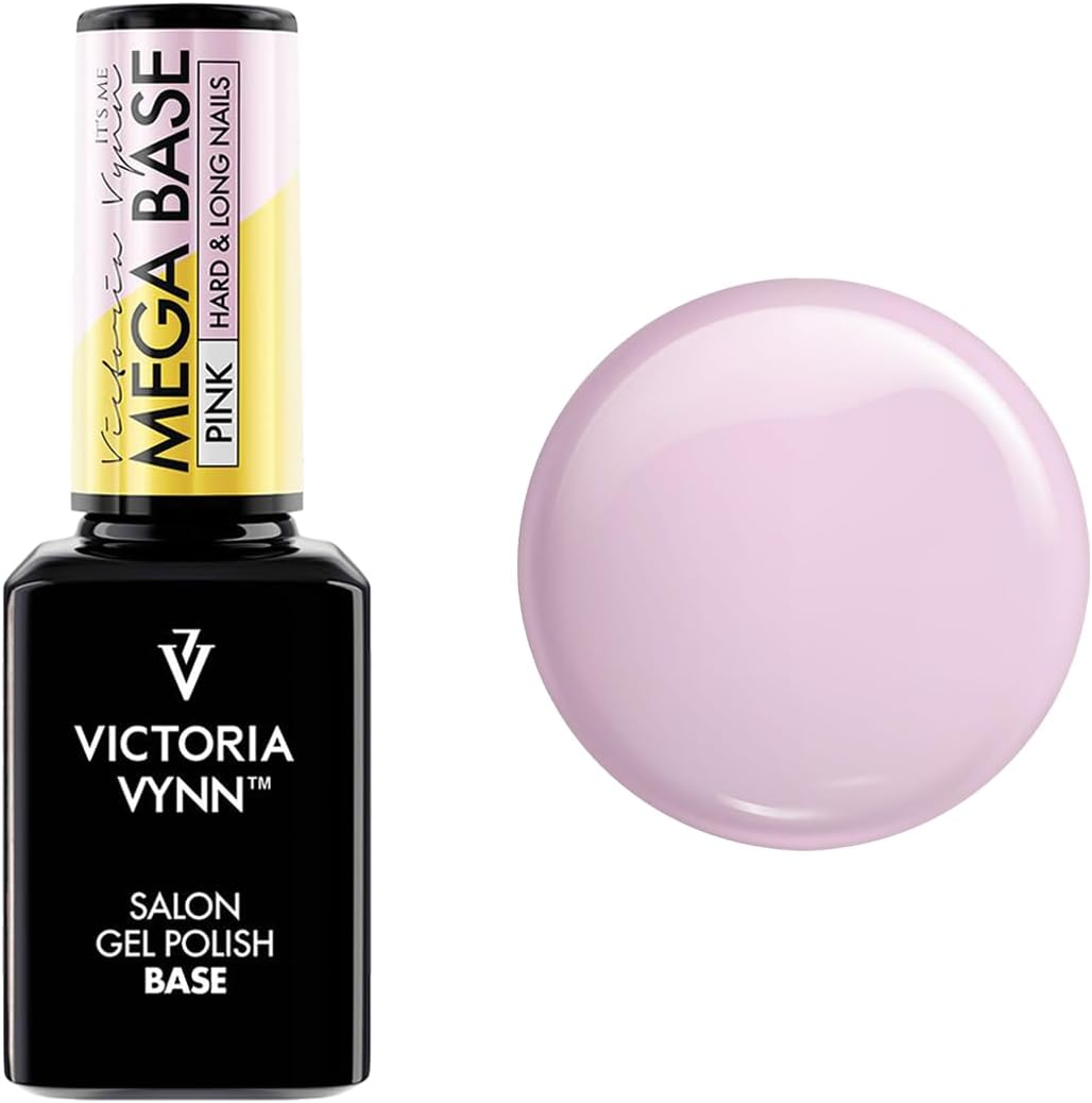 Victoria Vynn Mega Base Hard & Long Nails UV Led Hybrid Gel Polish 15ml (Pink)
