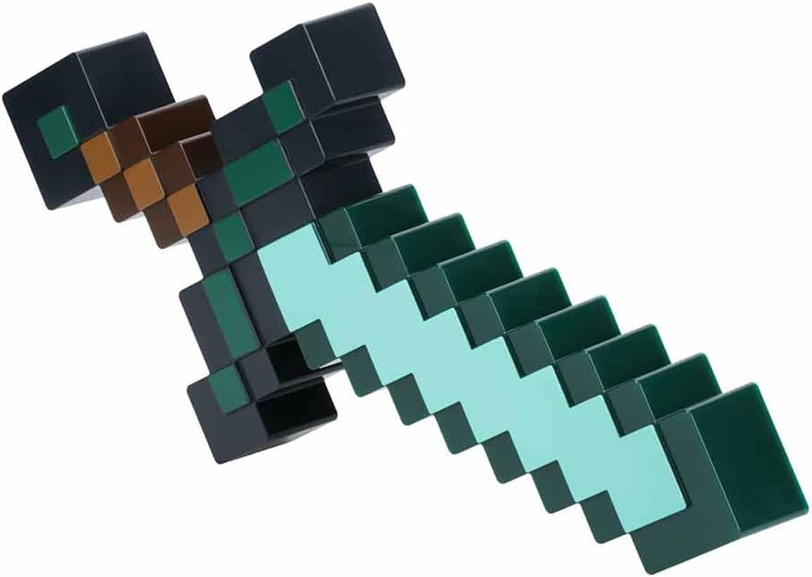 Paladone Minecraft Diamond Sword Light - 3 Dynamic Light Modes - Officially Licensed Minecraft Room Decoration & Collectible
