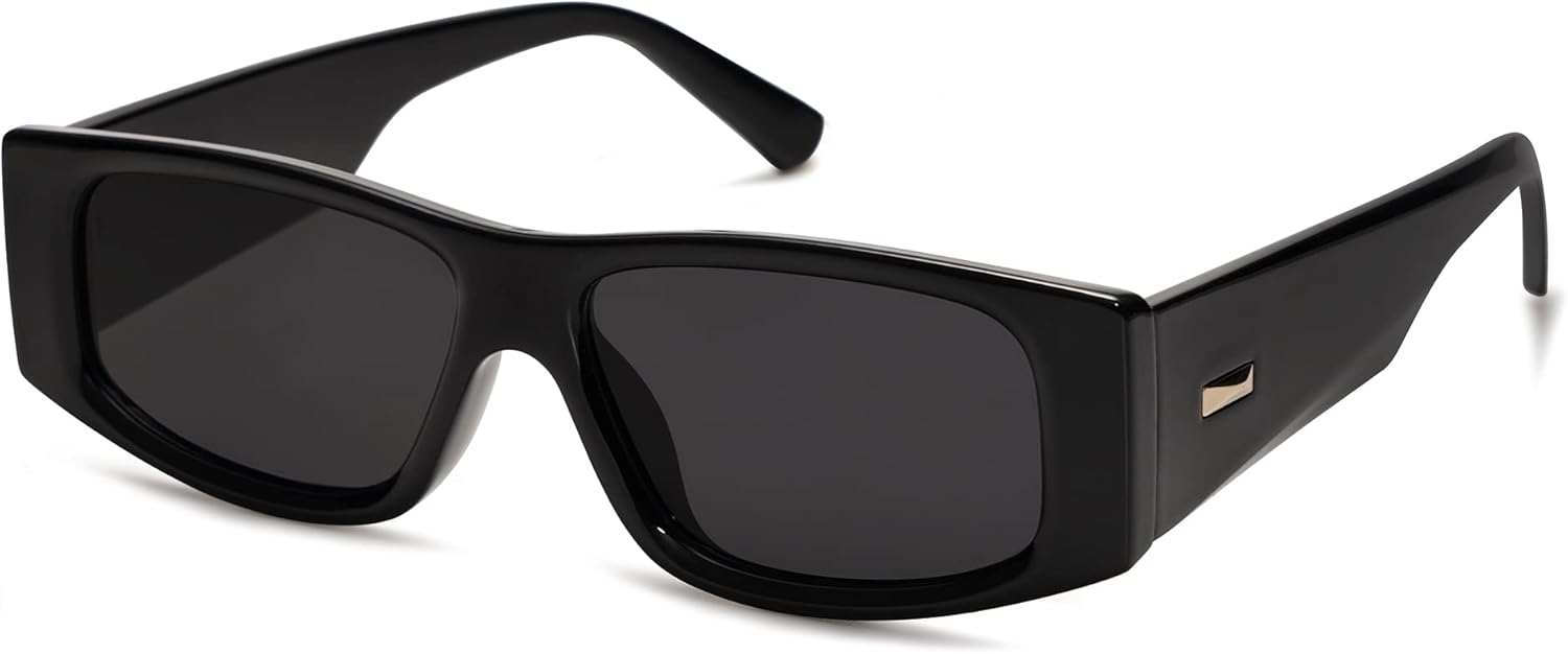SOJOS Trendy Y2K Rectangle Polarized Sunglasses for Women Men Fashion Designer Rave Sunglasses SJ2228