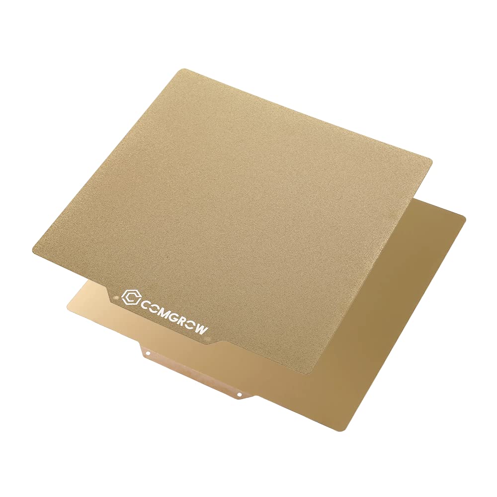 Comgrow Textured/Smooth Double Sided PEI Sheet 235mmx235mm for Creality Ender3/Ender 3 Pro/Ender 3 V2/Ender 3 S1/Ender 3 S1 Pro/Ender 3 Neo/Ender 3 V2 Neo/Ender 5 Pro/Voxelab Aquila 3D Printer
