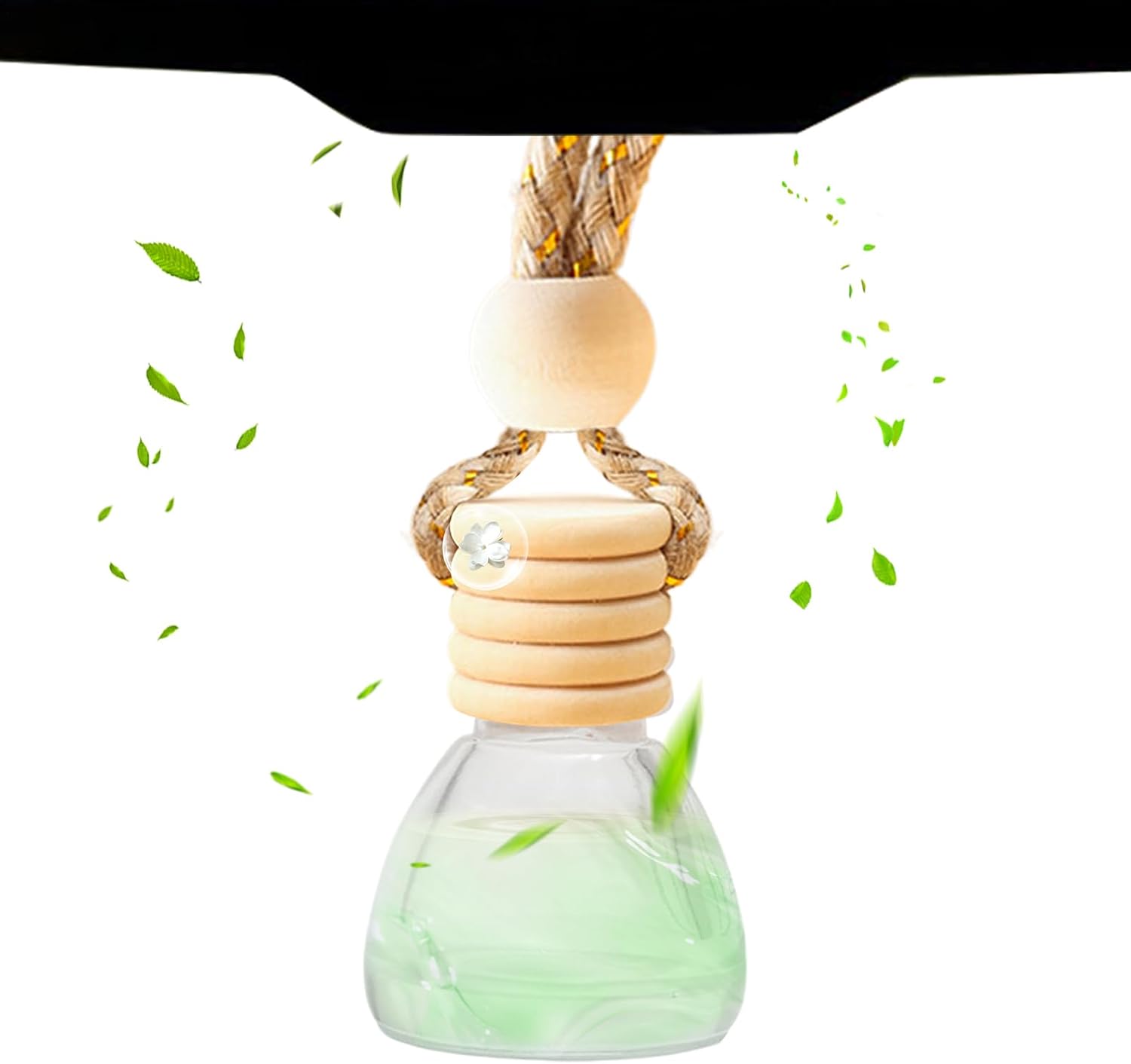 Car Diffuser Bottles Empty,Refillable Air Freshener Bottle for Rear View - 8ml Inside Automobile Liquid Fragrance Container for Truck, Caravan, Sedan