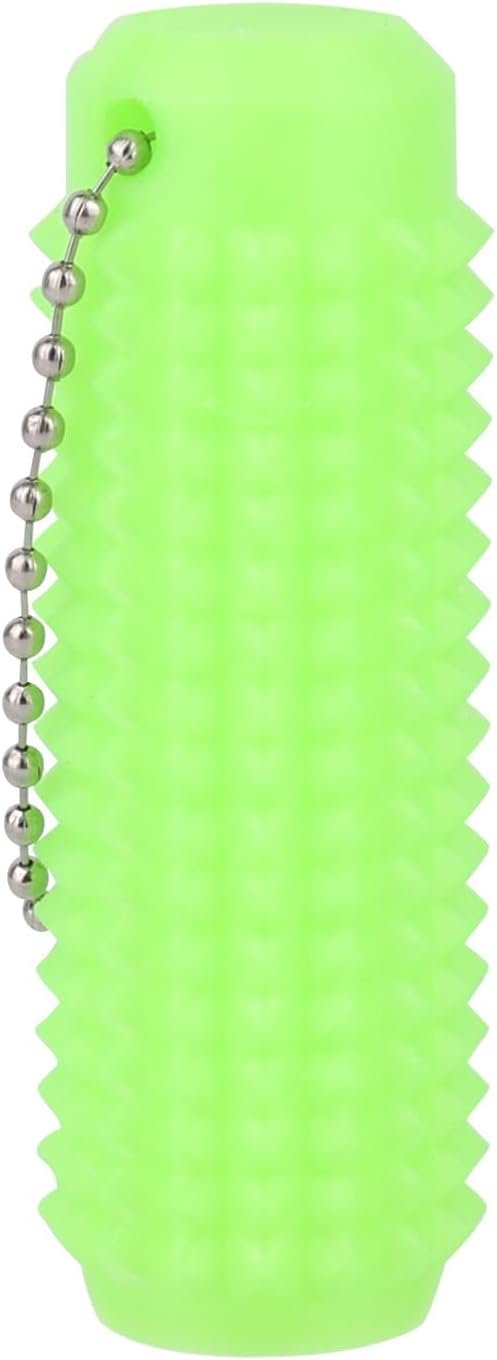BOXOB Spiky Fidget Keychains, Mini Portable Spiky Grasping Toys Luminous Keychain Pain Grippie Fidgets Quiet Calm Down Key Pendant Anxiety Toy for Friends & Family