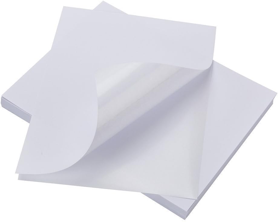 9527 Product Full Sheet Shipping Labels, 8-1/2" x 11" Blank White Sticker Paper, Self Adhesive Address Labels for Laser/Inkjet Printers, 500 Labels