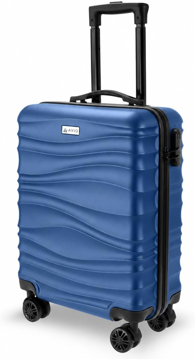 Avio Suitcase Cabin Luggage 55x40x20 | Lightweight Hard Shell Carry-On