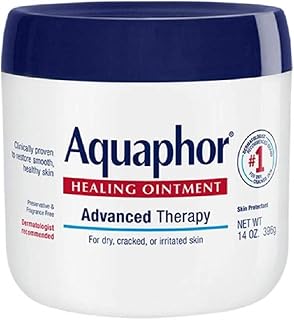 Aquaphor Healing Ointment Advanced Therapy, 14-Ounce Jars (Pack of 2)