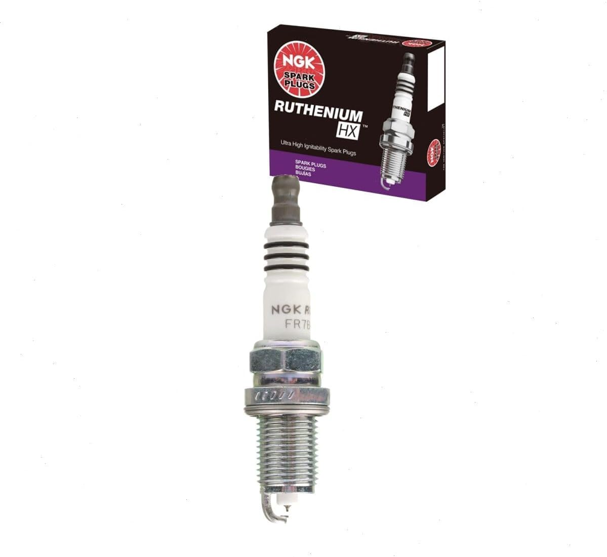 NGK FR7BHX-S Spark Plug NGK Ruthenium HX Spark Plug