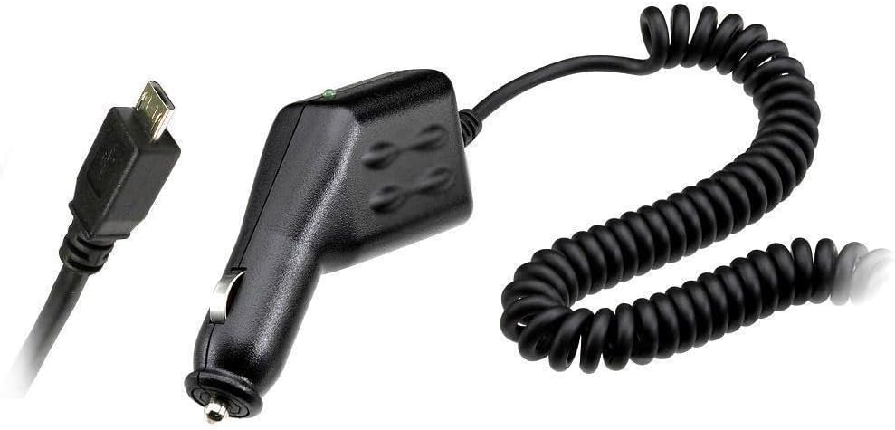 iTechCover In Car Charger Cable Lead Compatible with Alcatel Pixi 3 (10) Tablet