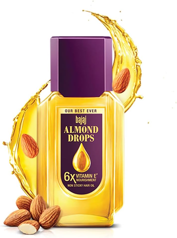Bajaj Almond Drops Premium hair oil With real Almond extracts 100ml