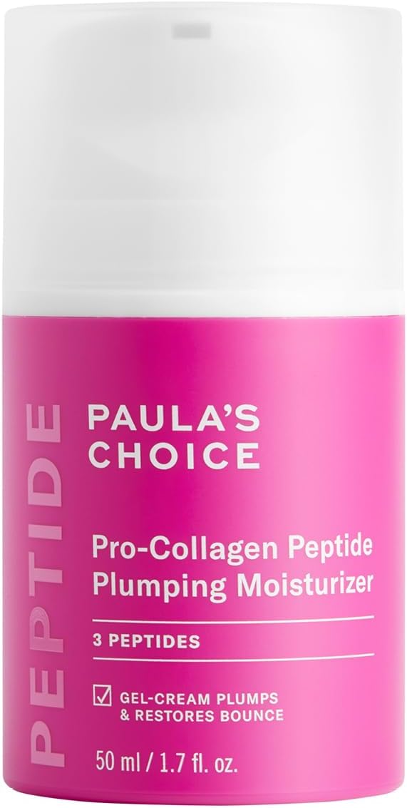Paula’s Choice Pro-Collagen Peptide Plumping Moisturizer - Face Cream - Smooths & Hydrates - Visibly Plumps & Improves Fine Lines - with Hexapeptide-5 - All Skin Types - 50 ml