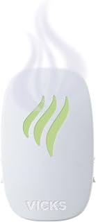 Vicks Advanced Soothing Vapors Waterless Vaporizer with Night Light and VapoPads to Help Relieve Discomfort from Colds and Flu , 1 Count (Pack of 1)