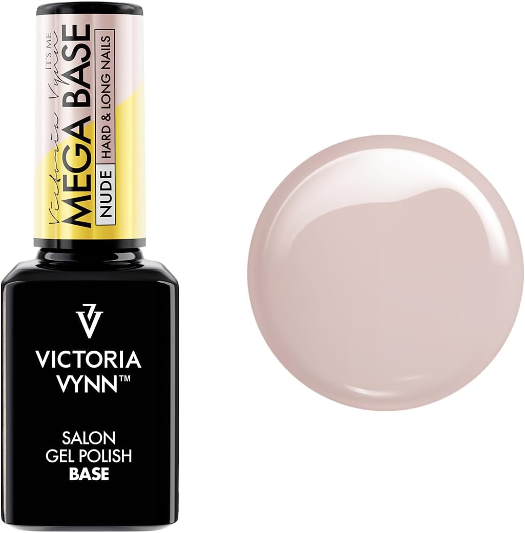 Victoria Vynn Rubber Mega Base Nude 15 ml – Self-Levelling Soak-Off UV/LED Gel Polish Base Coat