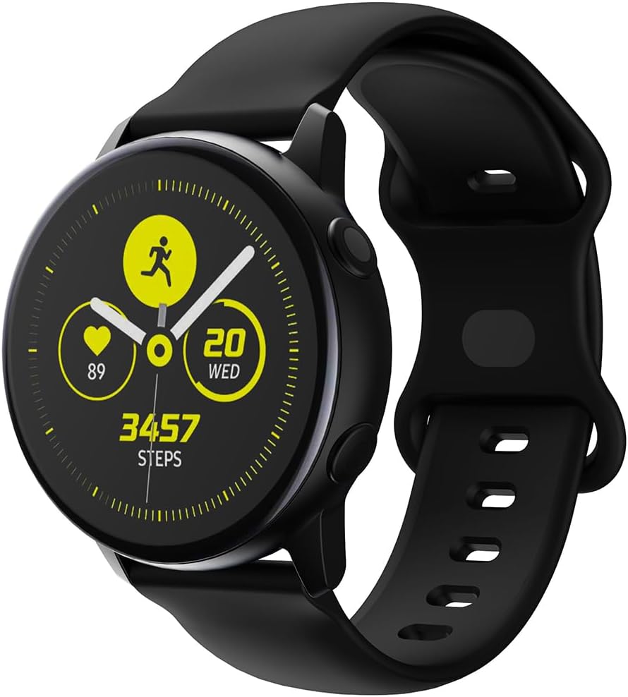 Silicone Replacement Band for Garmin Approach S50/S42/S40/S12/Bounce/D2 Air X10, 20mm Sport Watch Strap for Garmin Vivoactive 5/6,Forerunner 570 42mm/55/158/165