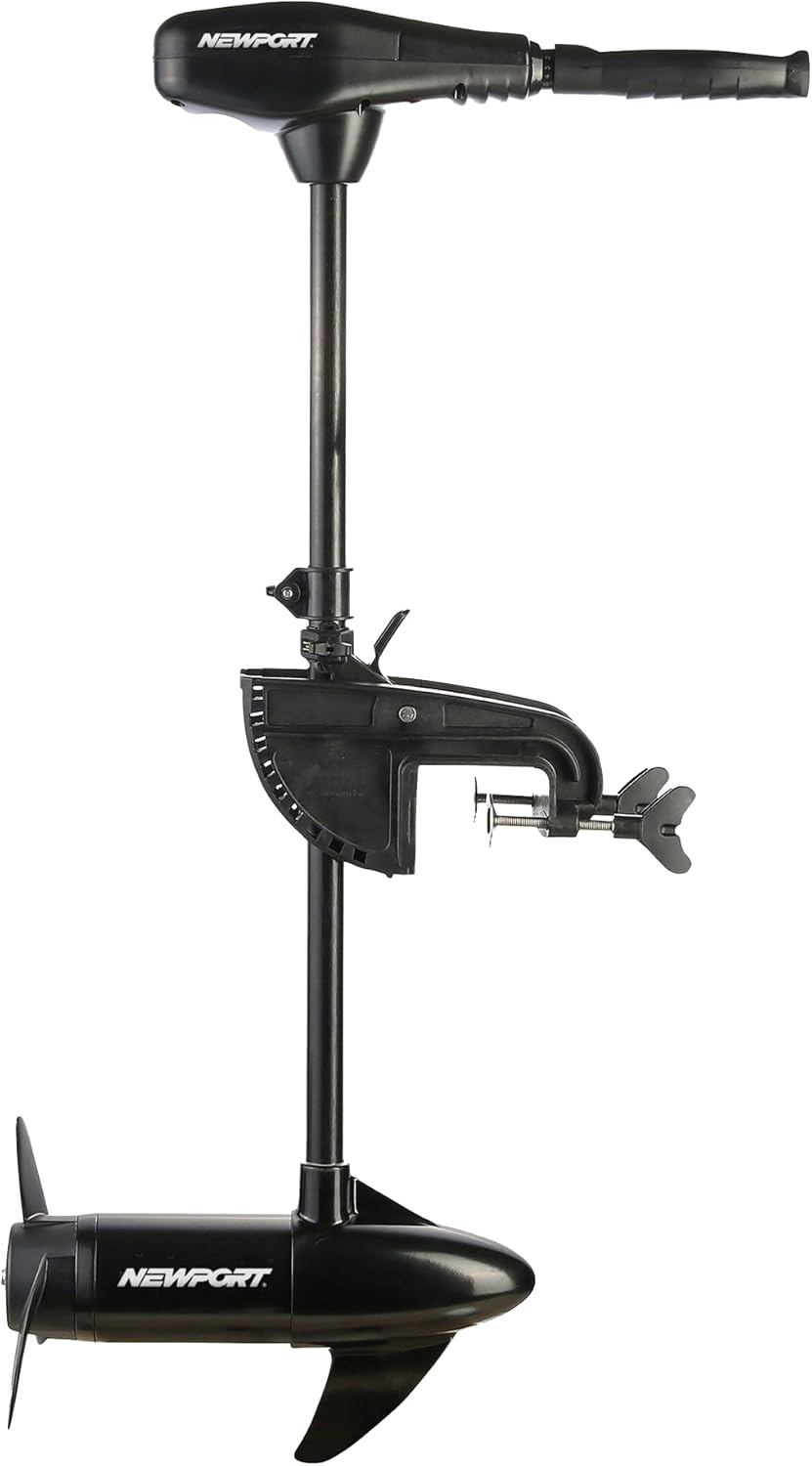 Newport NV-Series Thrust Saltwater Transom Mounted Trolling Electric Trolling Motor w/LED Battery Indicator