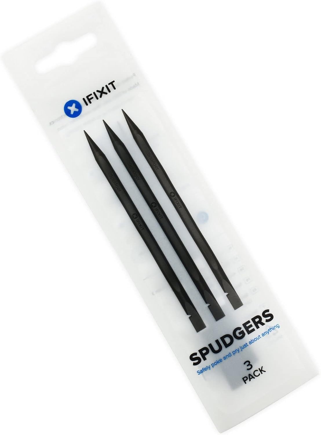 iFixit Spudger Set, 3 antistatic spudgers made of nylon & fibreglass for opening and repairing electronics like mobile phone, Tablet, game console, PC