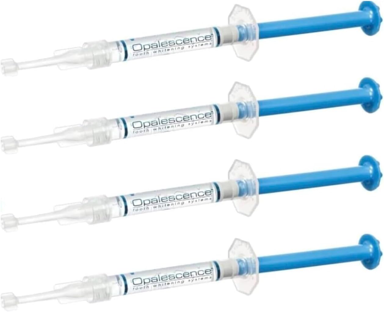 Opalescence 35% Teeth Whitening Gel Refill Syringes, with PF (4ct) - 5405-2 | 35% Carbamide Peroxide Whitening Gel for Custom Trays. Low-Sensitivity Formula, Unflavored, Dentist Developed Made in USA.