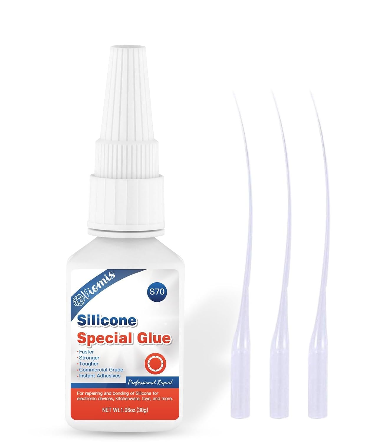 30g Silicone Glue, Clear Silicone Super Glue Adhesive Instant