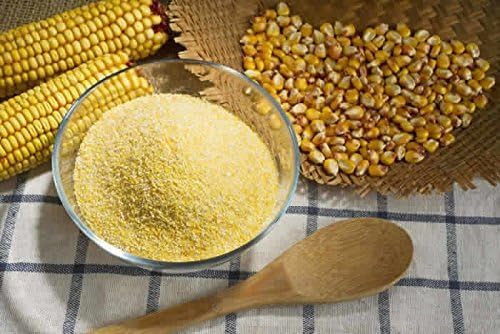 Corn Meal Medium Ground Flour (Polenta) Premium Quality by Masala Cottage® 90g-1.9kg (90, Grams)