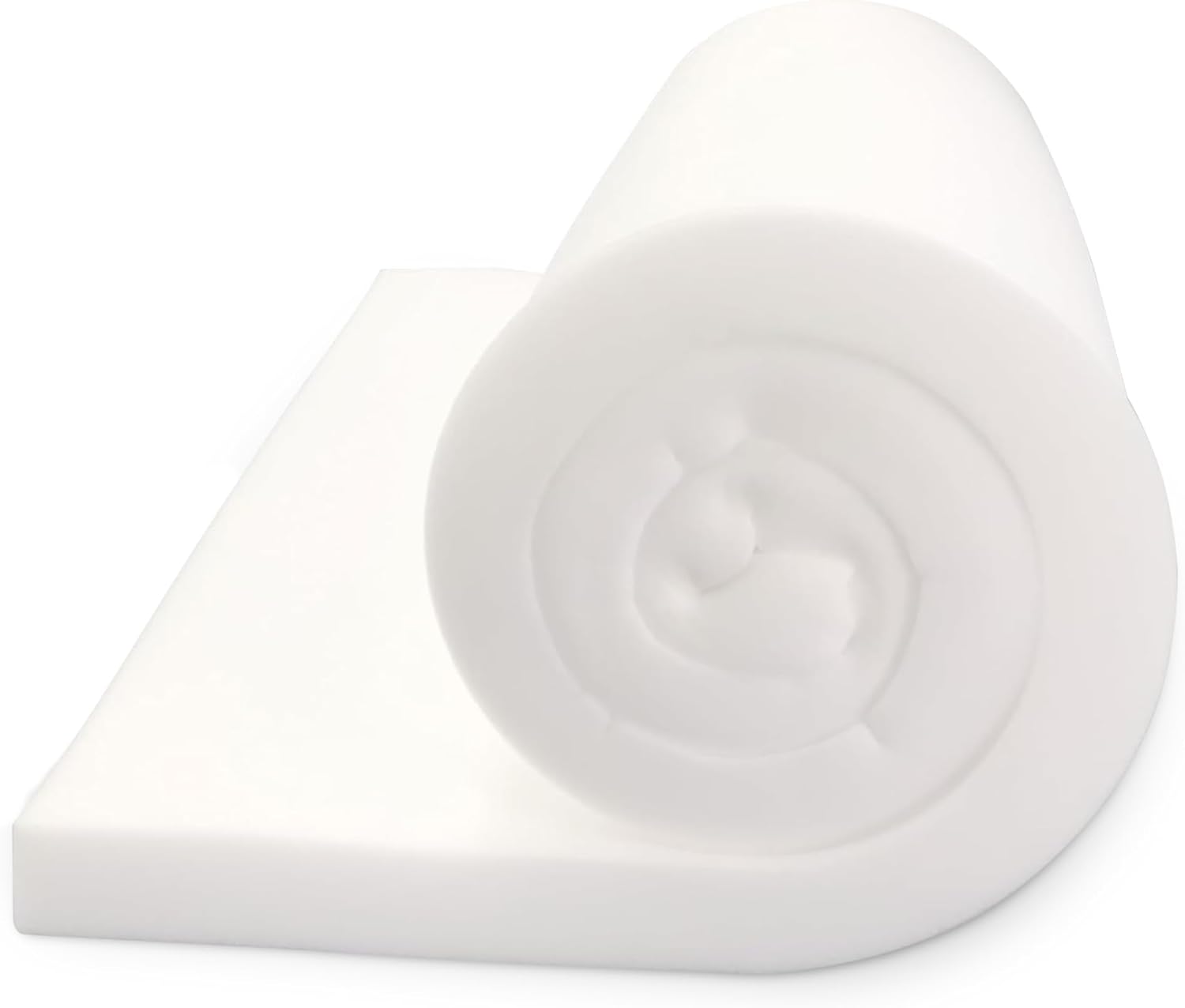 FOAMYFOAM High Density 1 inch Thick, 30 inch Wide, 96 inch Long Upholstery Foam, Cushion Replacement