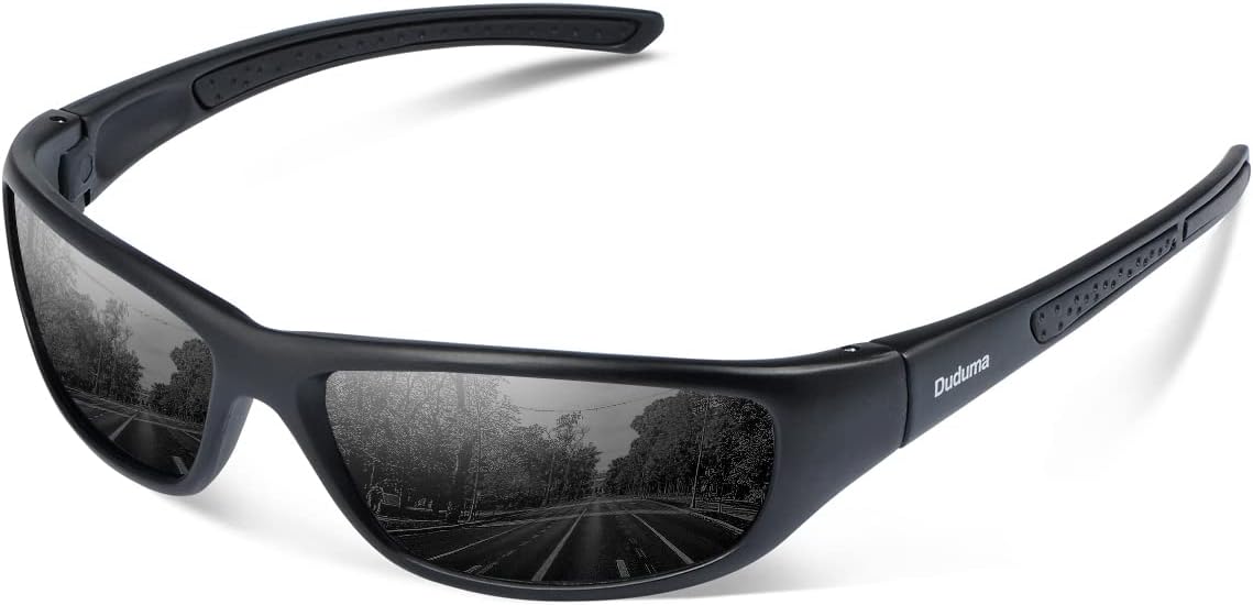 Duduma Sports Polarized Sunglasses for Men Women Running Driving Fishing Cycling Golf Sun Glasses UV Protection Tr8116