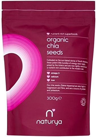Naturya Organic Chia Seeds - 300g (0.66 lbs)