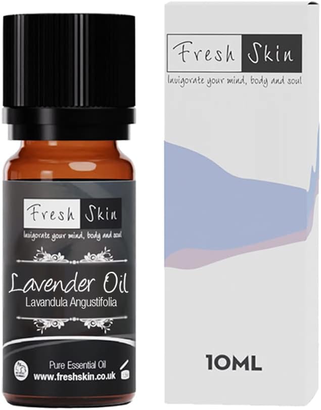 Freshskin Beauty LTD | Lavender Essential Oil 10ml - 100% Pure - Lavender Oil for Sleep, Aromatherapy, Diffusers for Home - Vegan Friendly