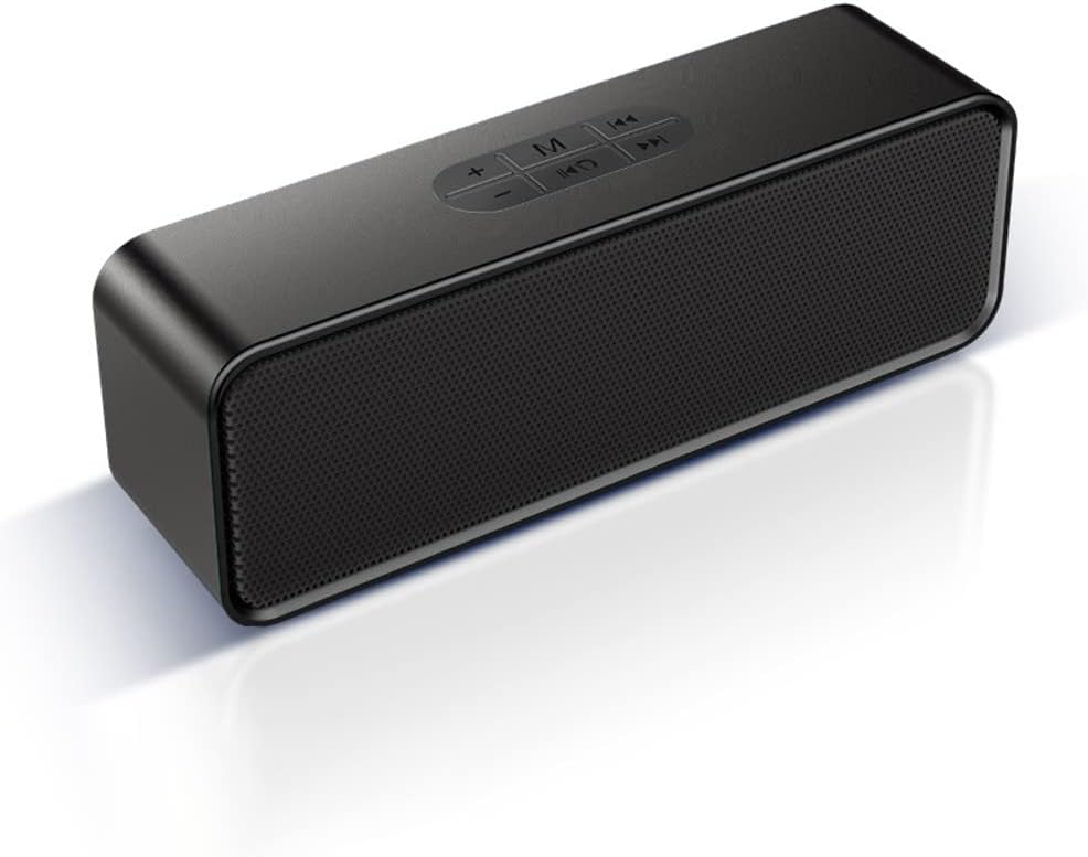 WGO Bluetooth Speaker, Portable Wireless Bluetooth Speaker HD Stereo Sound, IPX5 Waterproof, 12H Playtime, Mic, TF Card, Mini Speakers for Home Garden Party Camping Travel