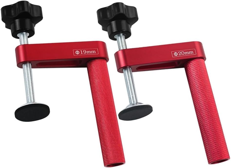 Zeroupshop Bench Dog Clamp, 20 mm Bench Dog Hole Clamps for Woodworking Tools All Metal MFT Clamp Fast Acting Hold Down Clamps for Workbench MFT Table (20mm)