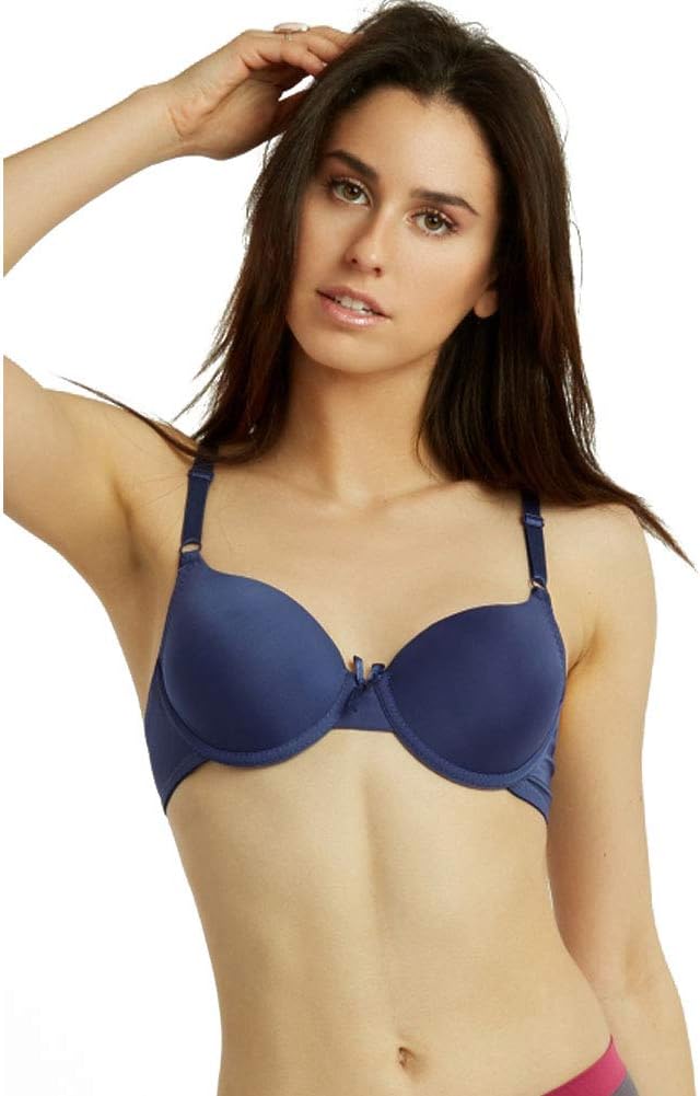 Mamia Women's Full Cup Push Up Basic Bras (Pack of 6)-40C-Poppy