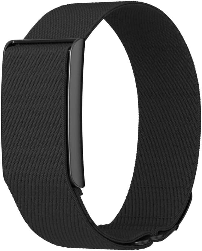 Breathable Nylon Sport Band for Amazfit Helio Tracker | 2-in-1 Wristband & Bicep Strap Set | Adjustable Elastic Replacement Strap for Fitness & Sleep Tracking | Sweat-Proof & Lightweight