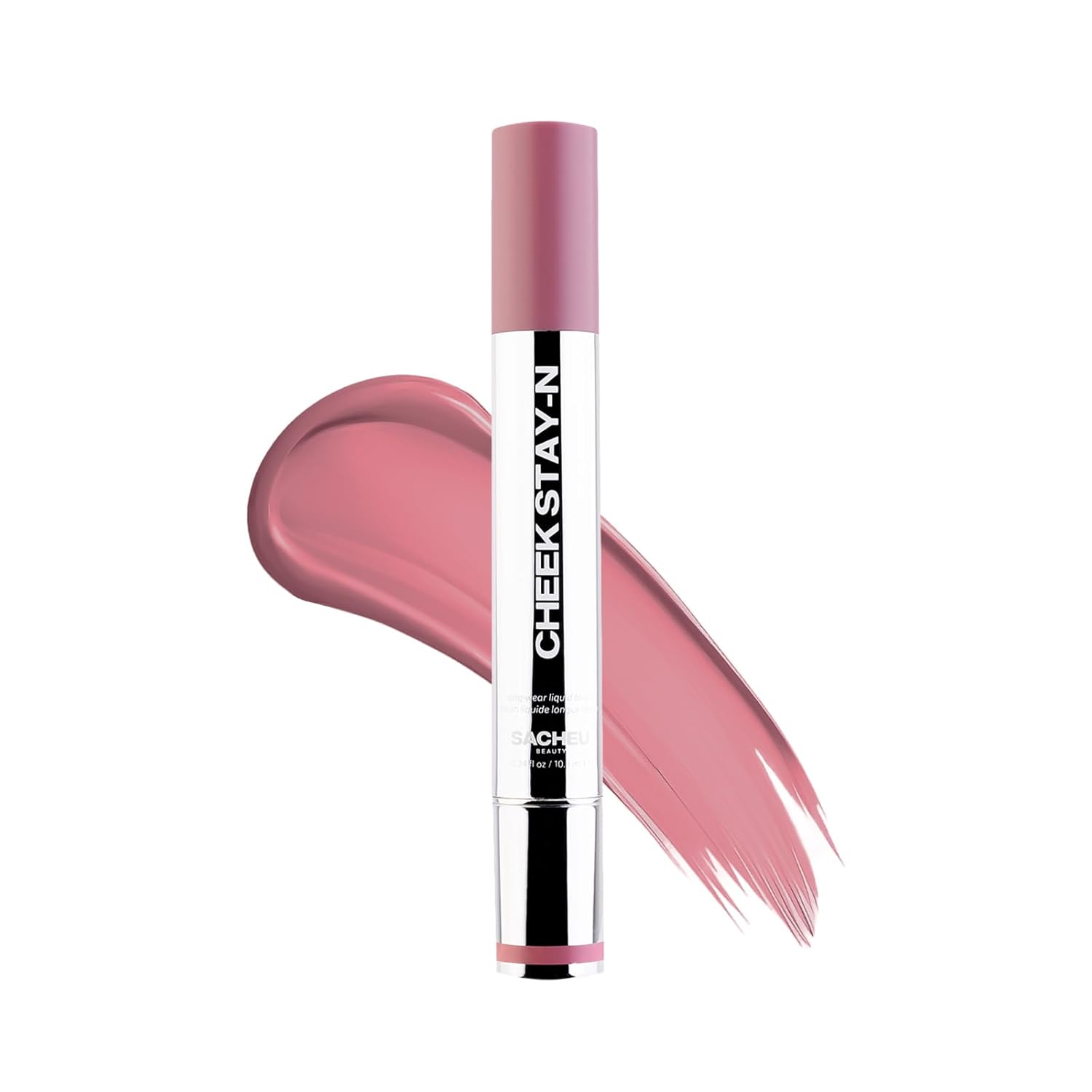 Sacheu Cheek STAY-N Liquid Blush for Cheeks — High Pigment, Buildable, Lightweight Cream Blush Infused With Squalane, for Dewy & Radiant Flushed Cheeks — Long-lasting & Cruelty Free, I'm Guilty