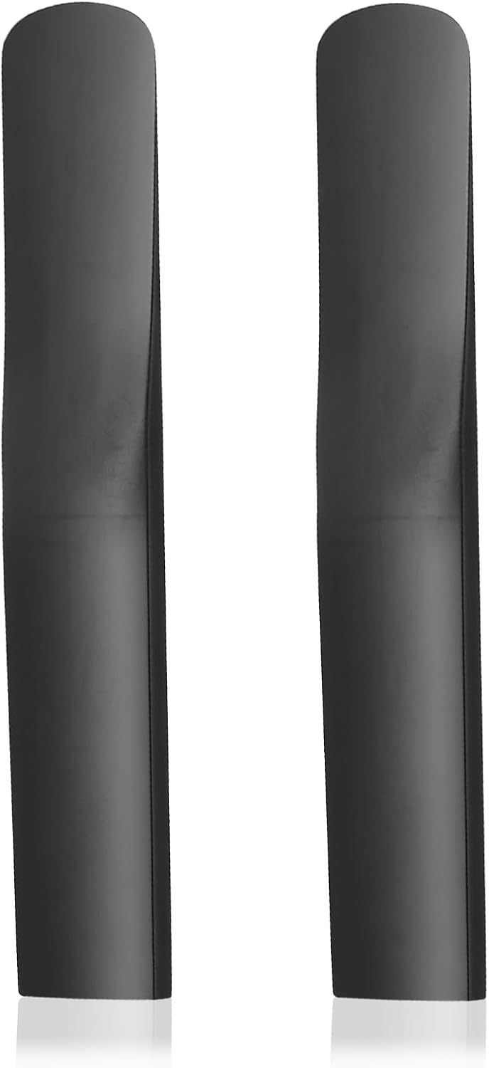 2PCS Clarinet Reeds 2.5, Plastic Reeds for Clarinet, Resin Traditional Style Reed for Beginners, Students and Educators