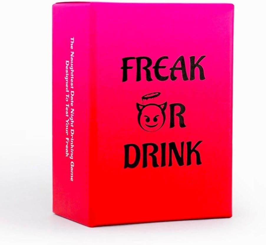 Freak Or Drink - Couple Game | The Freakiest Couples Drinking Game - Perfect for Date Nights, Birthdays & Anniversaries | Valentines Gifts | Couple Gifts | Couple Games
