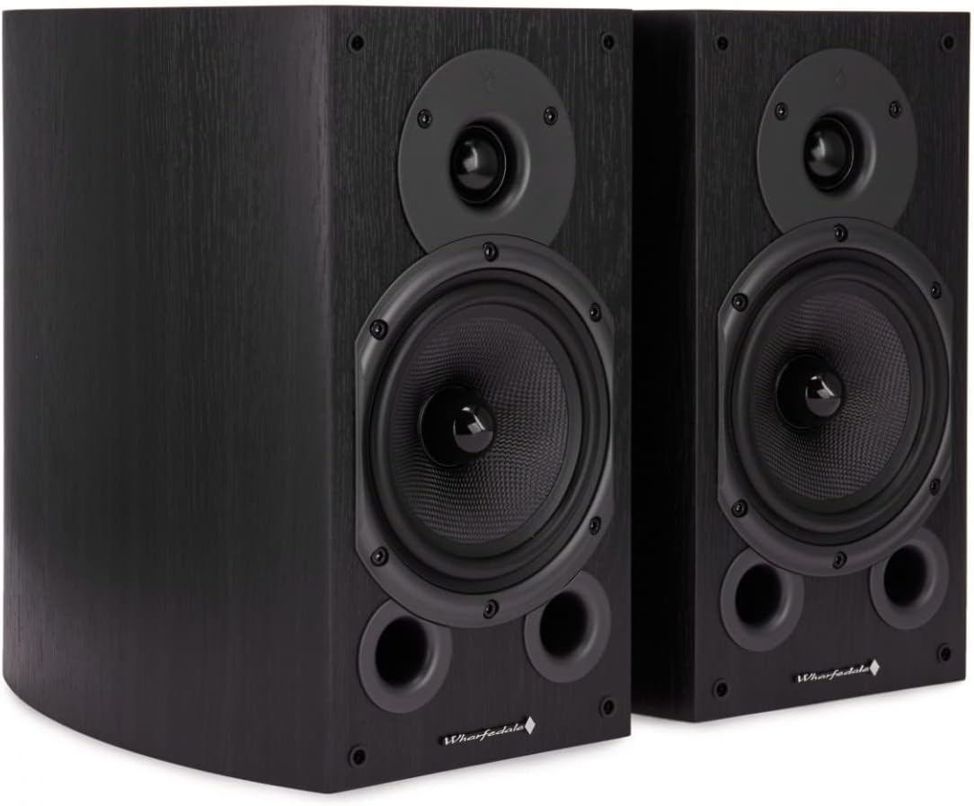 Wharfedale Diamond 9.1 Bookshelf Speakers 100W - Black (Pair)