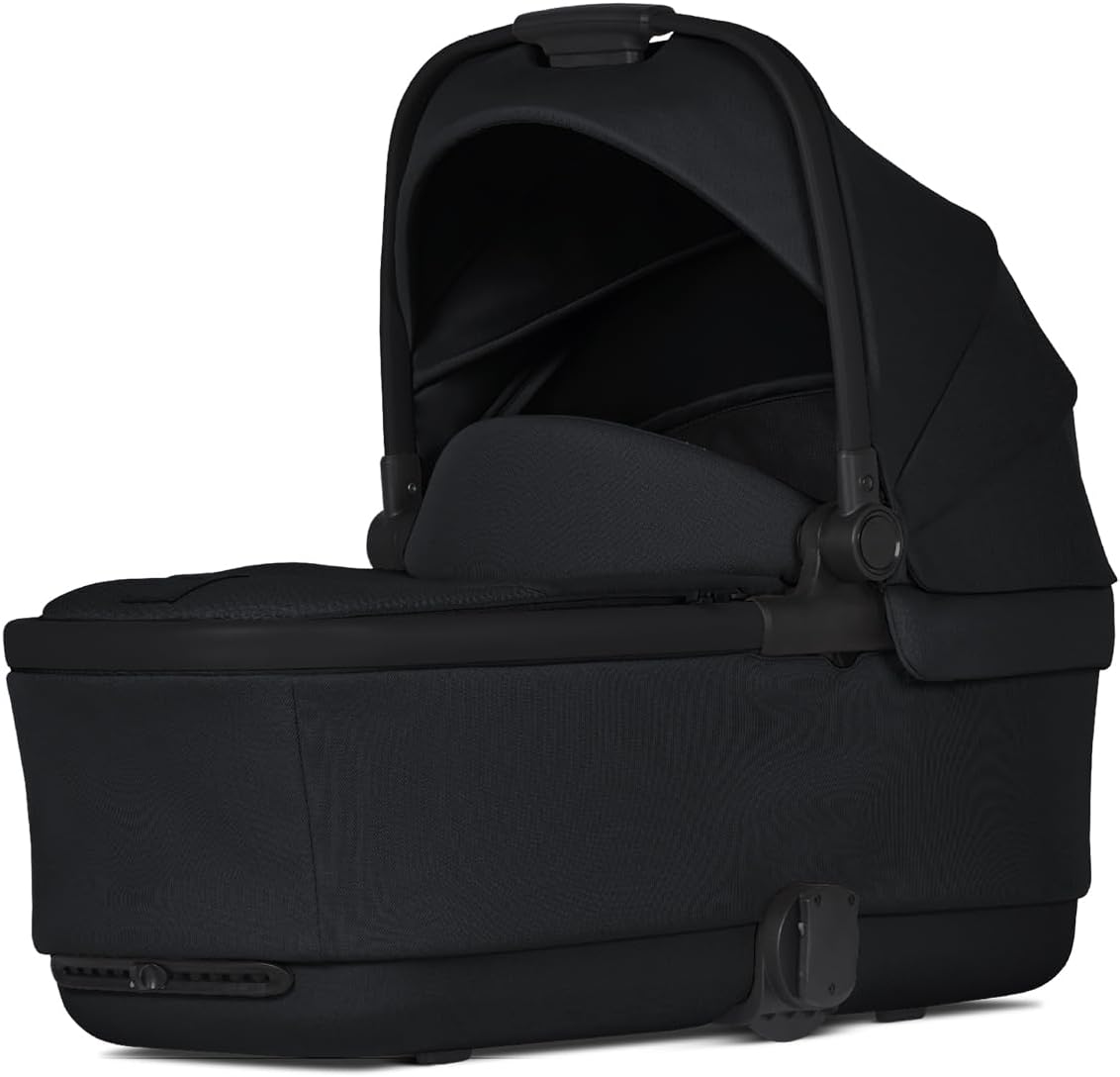 Silver Cross Dune 2/Reef 2 First Bed Carrycot - Safe for Overnight Sleeping - Foldable Travel Cot/Crib - Baby Travel - Pram Accessories - Space