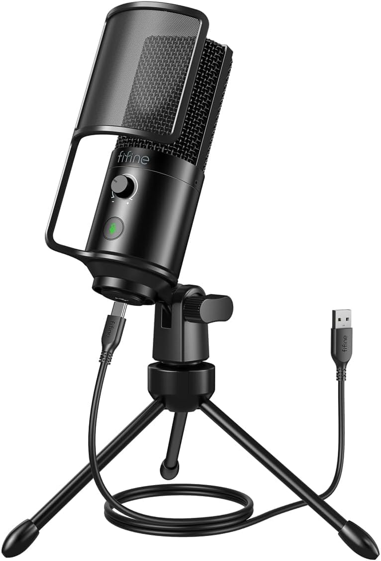 FIFINE K669PRO1 USB Podcast Microphone for Vocal Recording Video